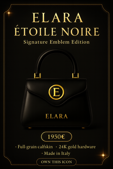 ELARA Étoile Noire — Signature Emblem Edition