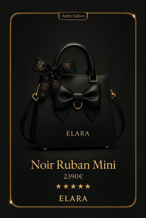 ELARA — Noir Ruban Mini