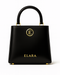 ELARA Noir Royale – Timeless Black Calfskin Elegance