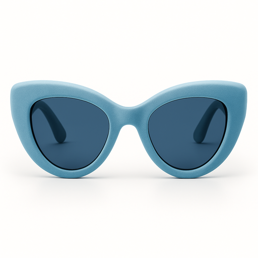 ELARA – Velvet Sunglasses - Bleu Céleste