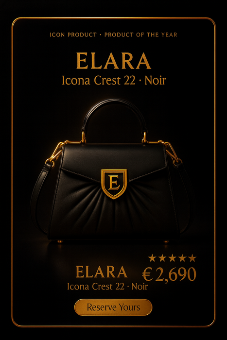 ELARA Icona Crest 22 — Noir