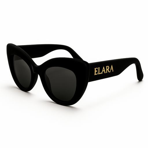 ELARA Velvet Eclipse – Limited Edition Black Cat-Eye