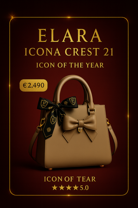 ELARA Icona Crest 21 — Warm Taupe, Jewel Lock