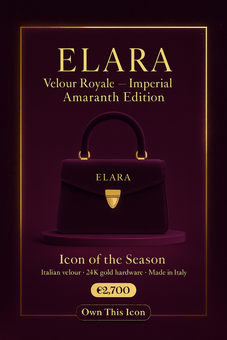 ELARA Velour Royale — Imperial Amaranth Edition