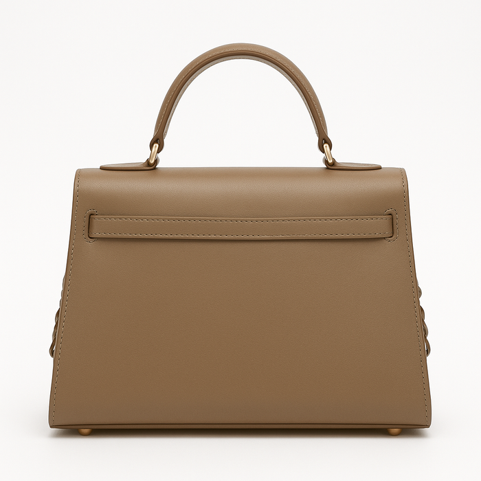 ELARA Icona Bow 21 — Caramel Taupe, Ribbon-Bow