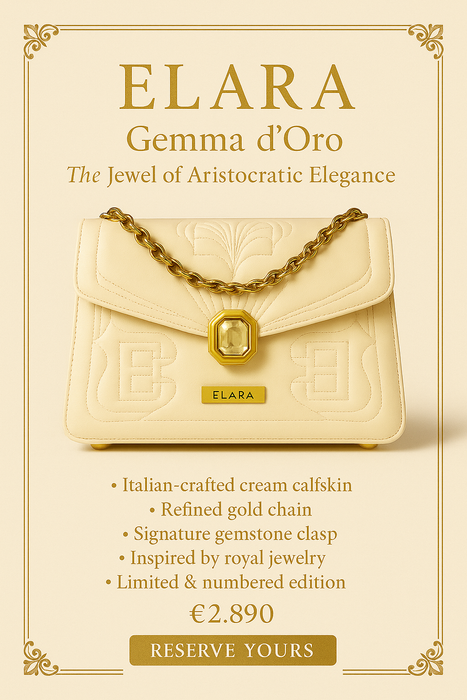 ELARA Gemma d’Oro – The Jewel of Aristocratic Elegance