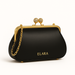 ELARA Gala Minaudière&nbsp;19 — Noir, Crystal Kiss-Lock