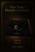 ELARA — Noir Drapé Medallion Baguette
