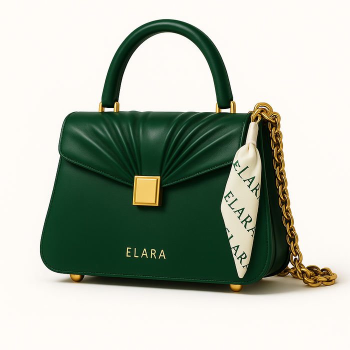 ELARA Icona Crest 21 — Forest Green, Jewel Lock