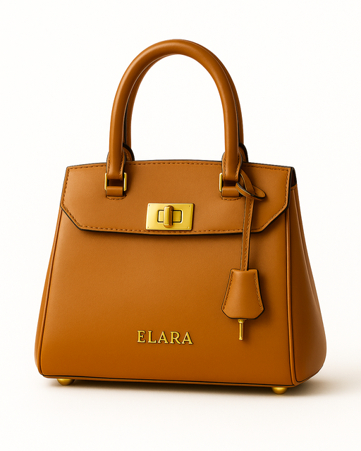 ELARA Aurelia Caramel Turn-Lock Heritage Edition