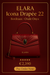 ELARA Icona Drapée 22 — Bordeaux, Ovale Onyx, Chain Strap