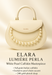 ELARA Perla Avorio – Ivory Calfskin with White Pearl Garland