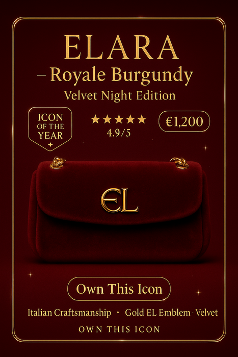 ELARA Royale Burgundy Velvet Night Edition