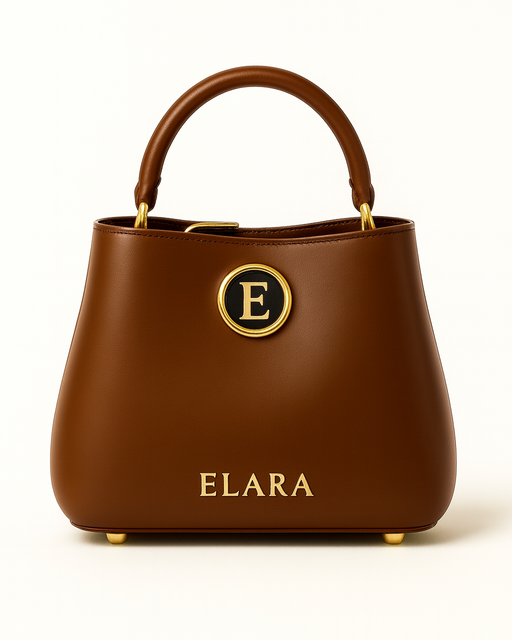 ELARA Sienna Grace Italian Calfskin Top-Handle