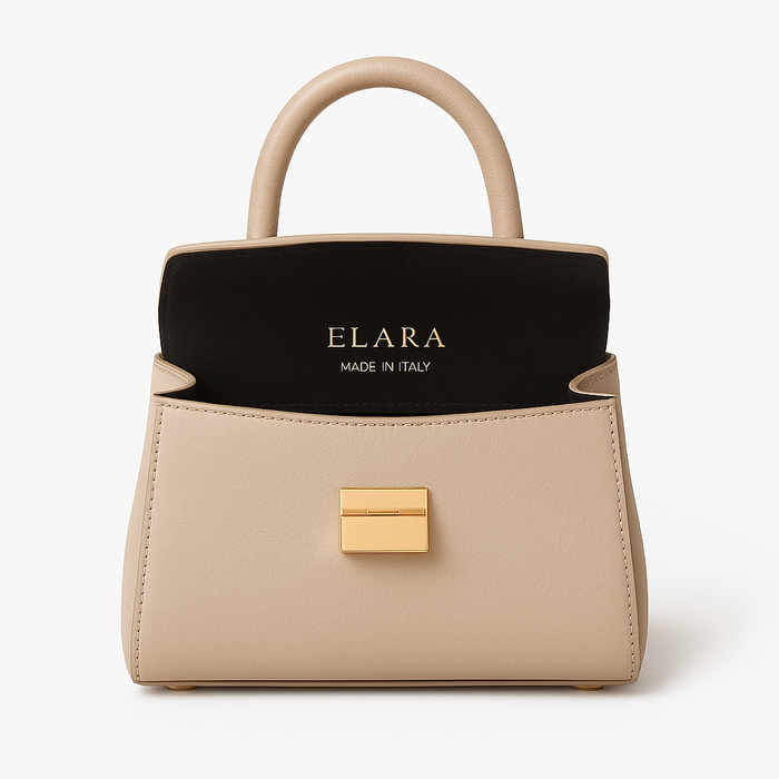 ELARA — Warm Taupe, Jewel Lock