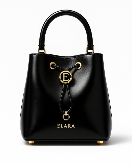ELARA Aurum Bucket — Drawstring Elegance