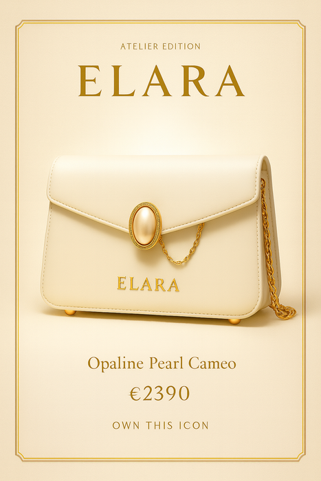 ELARA — Opaline Pearl Cameo Baguette