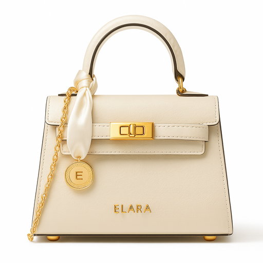 ELARA — Crème Atelier Lock Mini (Silk Foulard)
