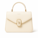 Lumière Diamond Clasp Mini Bag Elara Crème